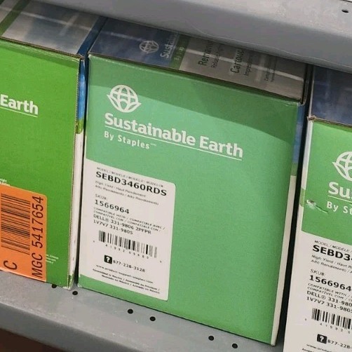SEBD2360R Staples Sustainable Earth Black Toner Cartridge for Dell 331-9806 NIB