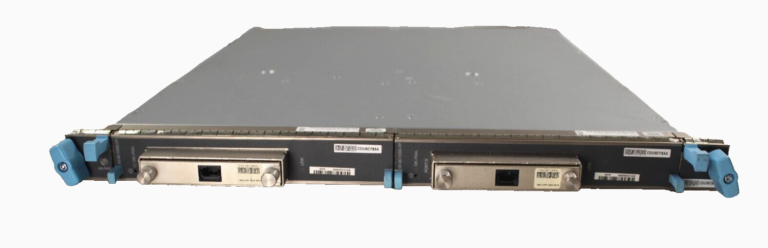 Juniper SRX5K-MPC w/ 2* SRX-MIC-1X100G-CFP interface card & 2*SRX-CFP-100G-SR10