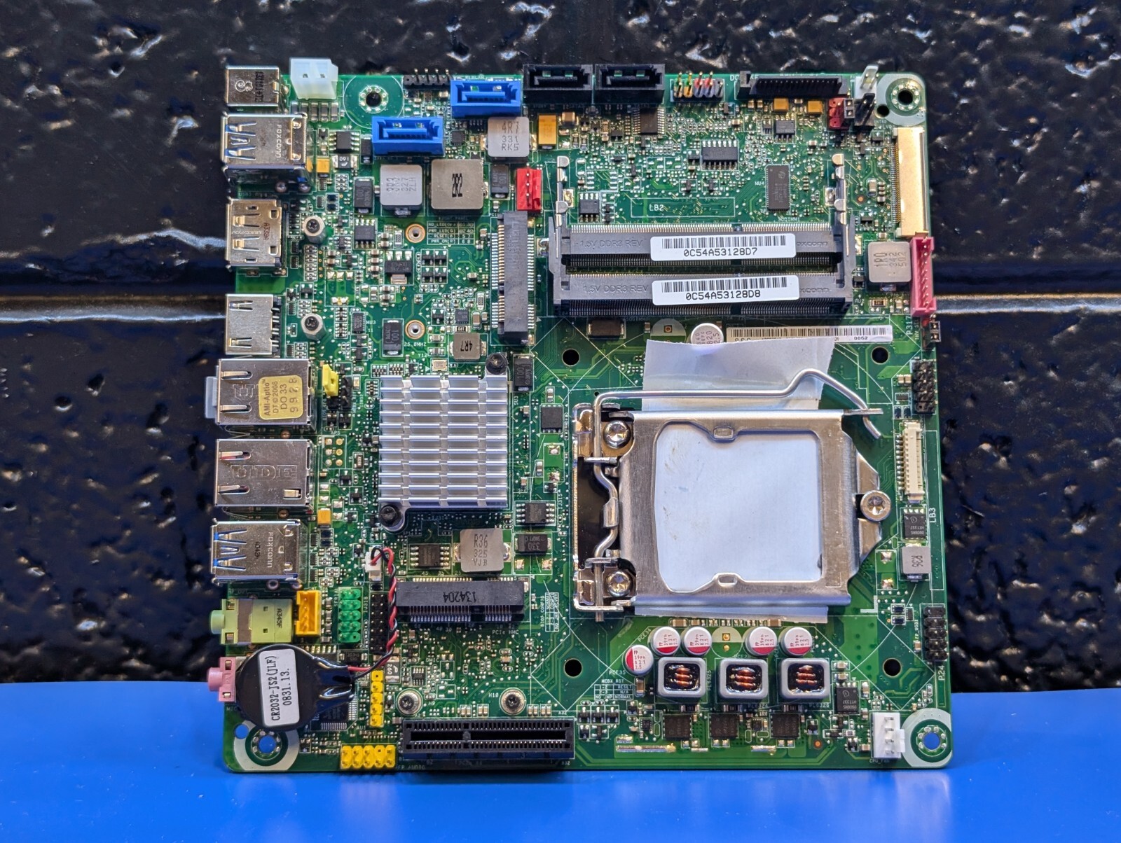 *No Power Adapter, Low Profile* Intel DQ77KB Mini ITX Motherboard DDR3 LGA 1155