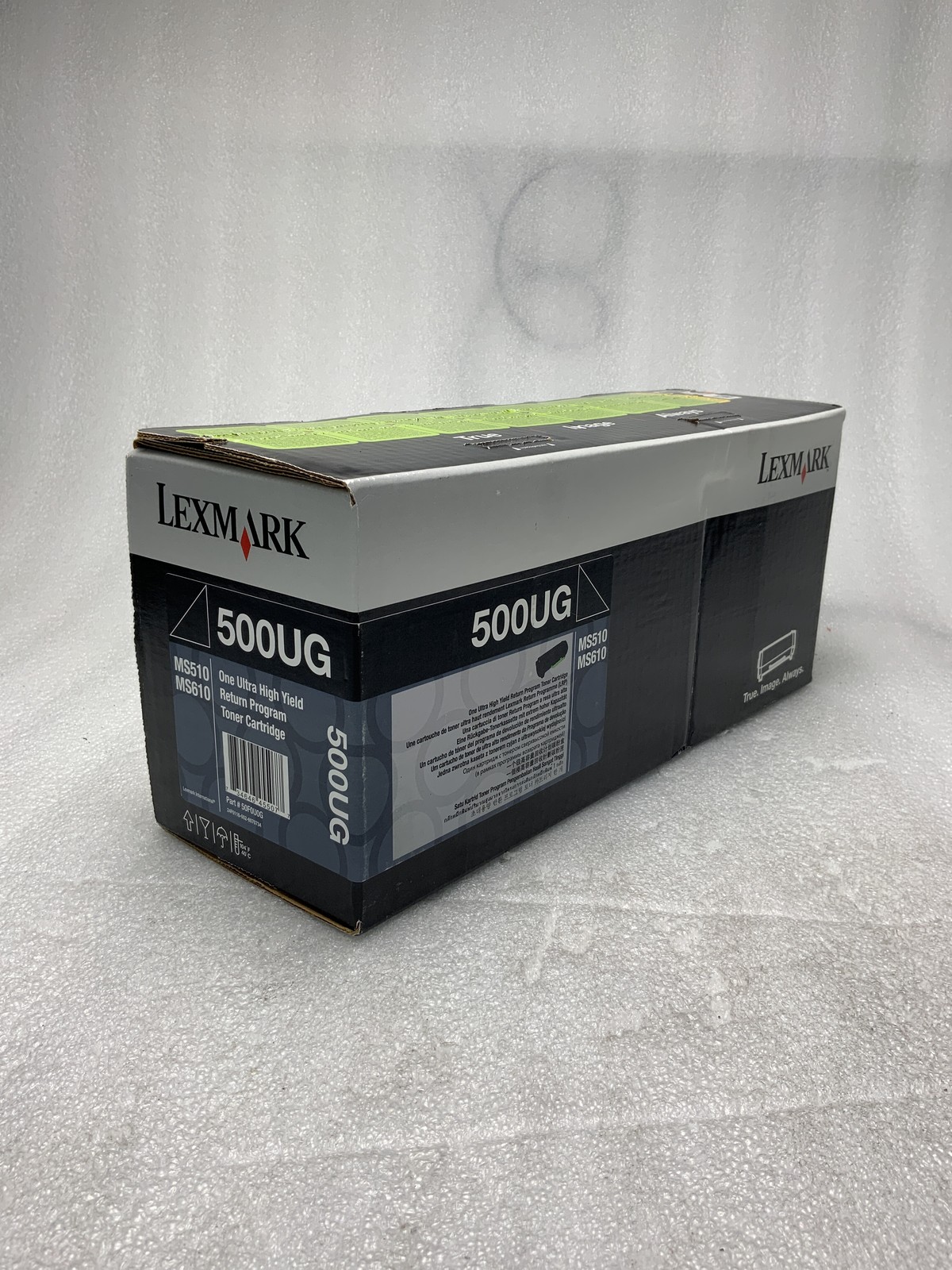 Genuine Lexmark 500UG 50F0U0G Black Toner MS510 MS610 New Open Box