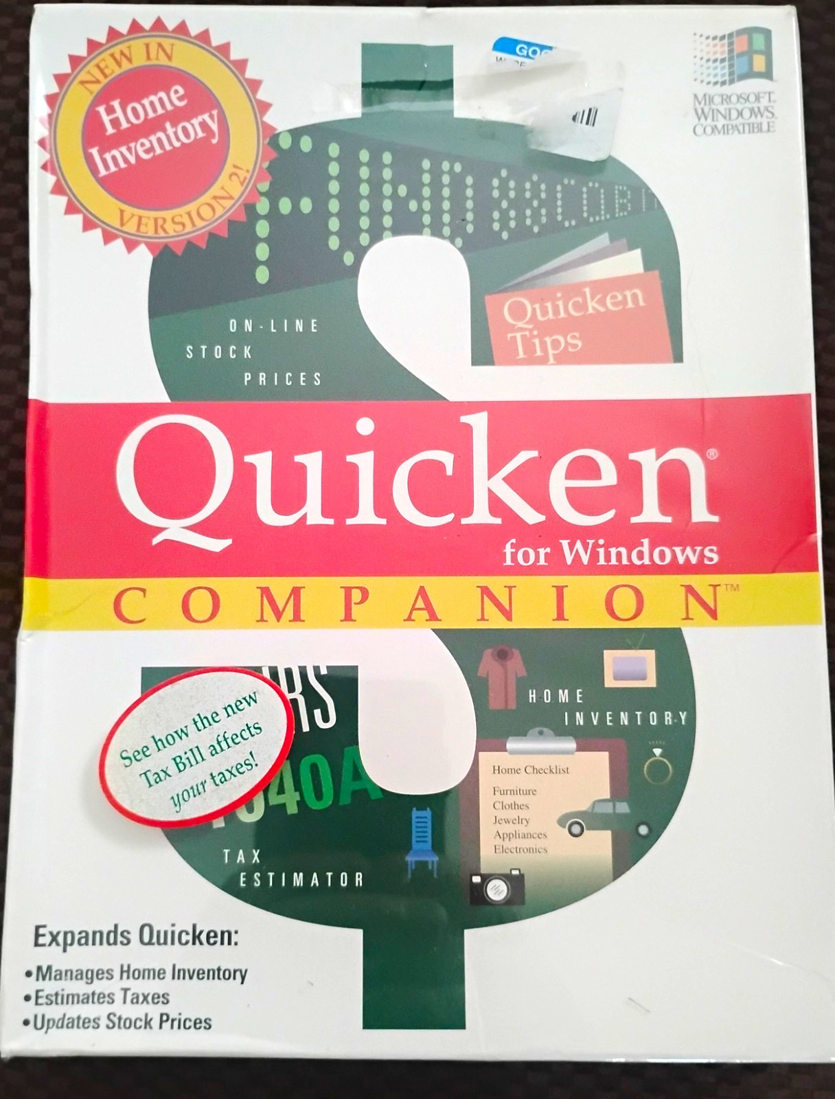 Quicken for Windows Companion CD Home Inventory v2 English Retail 1 Device