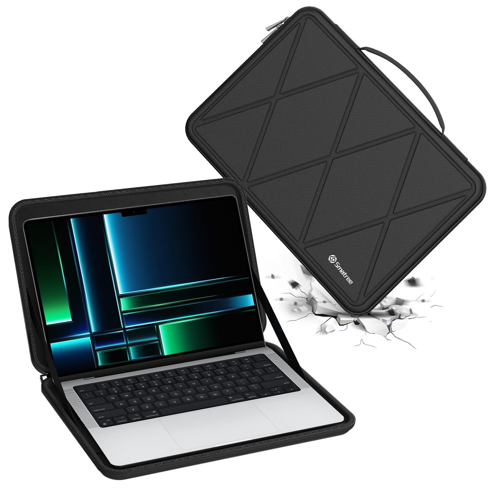 Hard EVA Protective Sleeve Case for 13" MacBook Air - Shockproof, Lightweight, D