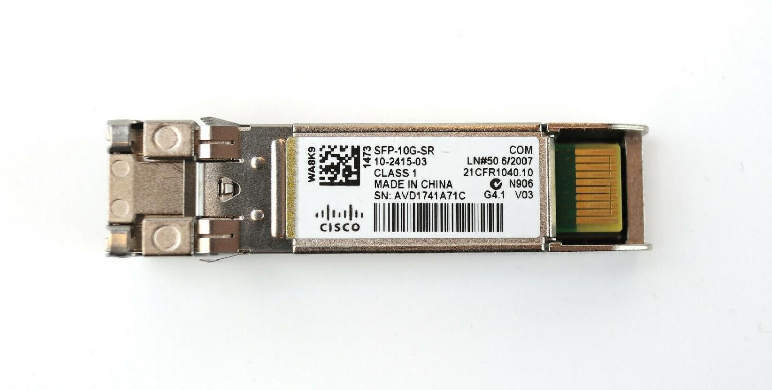 Cisco 10G SFP+ Mini GBIC Transceiver SFP-10G-SR 850nm 10-2457-02