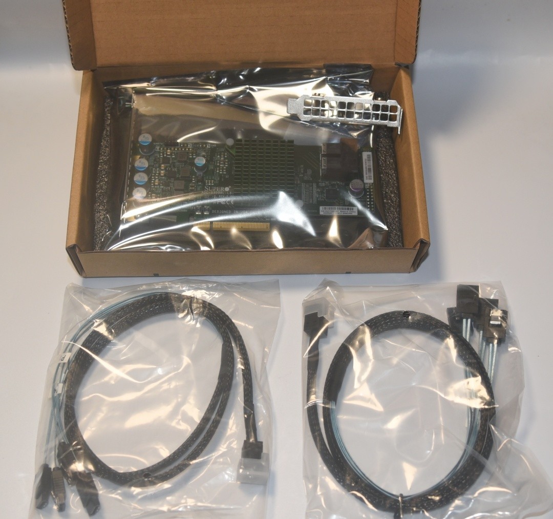 9300-8i LSI3008 AOC-S3008L-L8I HBA 8-Port 12Gb PCIe 3.0 IT Mode 2* 8643 SATA