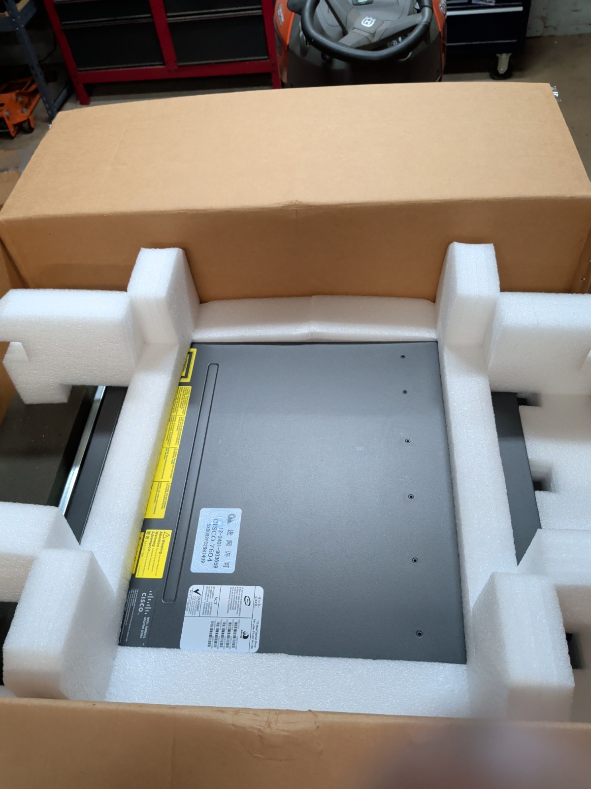 Cisco 7604 Router Chassis Complete System NEW IN BOX NIB 7600-SIP-400 IPUCAZEBTD