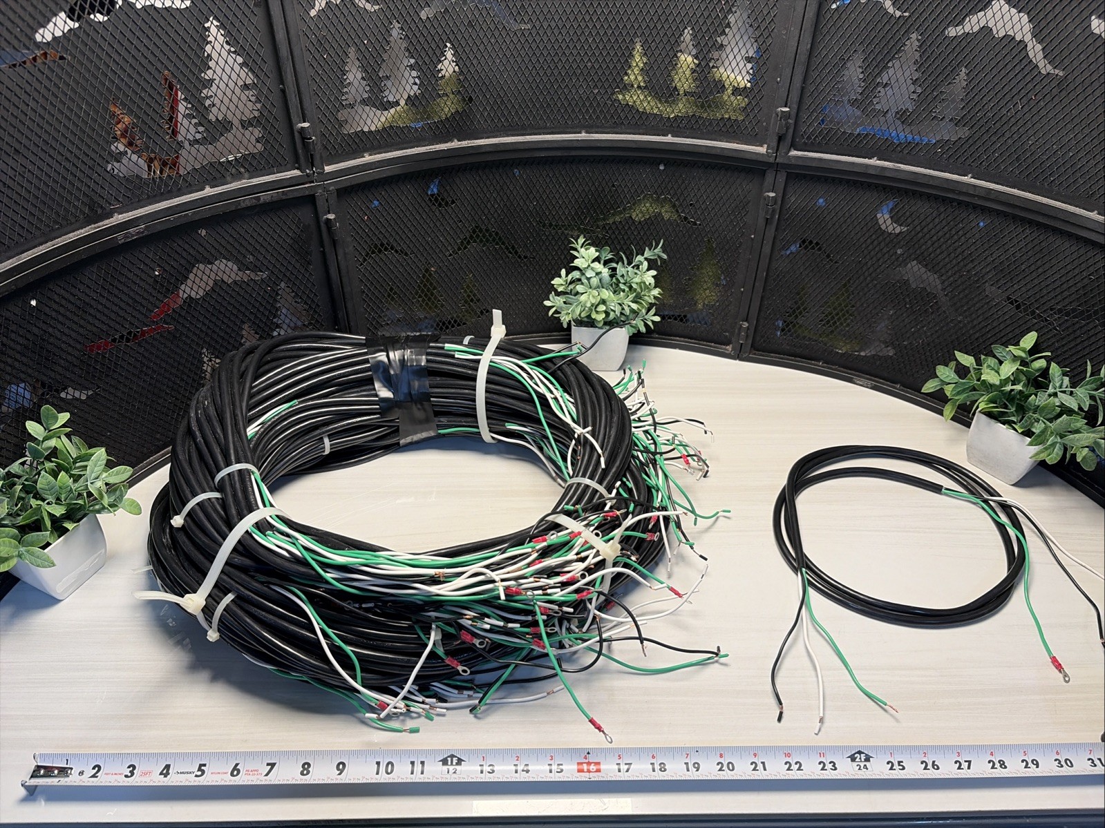 50 QTY 3-Prong 78” Long Power Appliance Cord 300 Volts 18 AWG Extension Cable