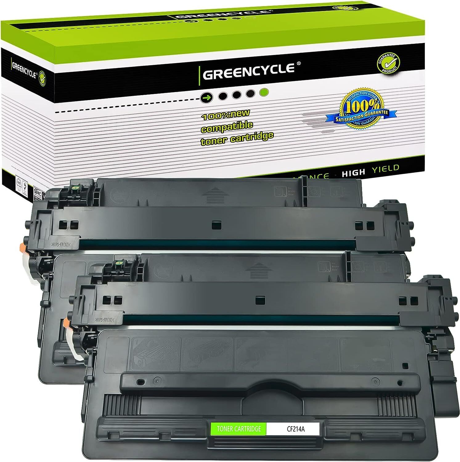 2PK High Yields CF214A 14A Laser Toner fit for HP LaserJet Enterprise 700 M712dn