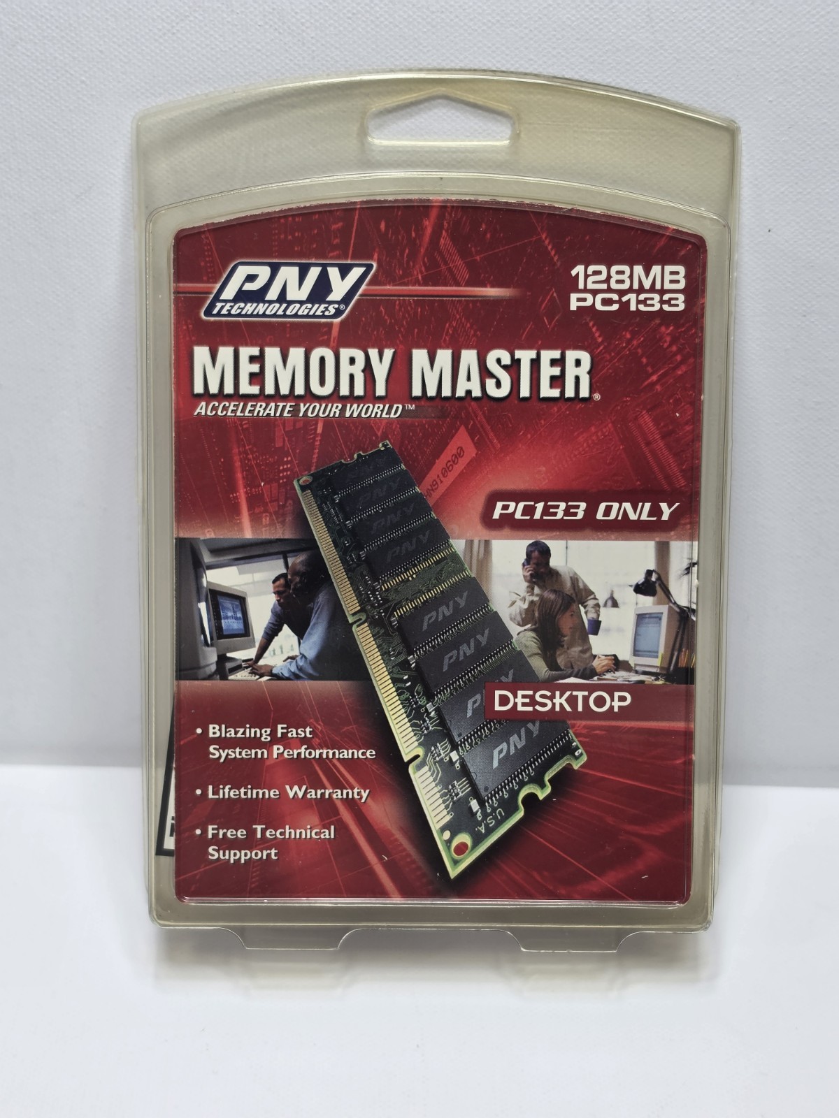 PNY Technologies 128MB SDRAM Memory Master Upgrade Kit 128S133 PC133 New 