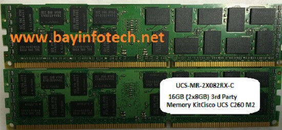 UCS-MR-2X082RX-C 16GB (2x8GB) Memory  Kit 3rd Party For Cisco UCS C260 M2 Server