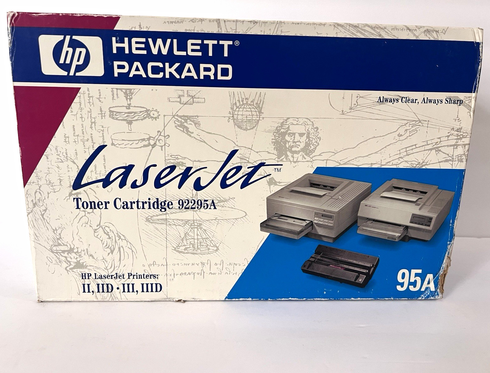 HP 92295A 95A Genuine Original Black Laser Toner Cartridge for LaserJet II III