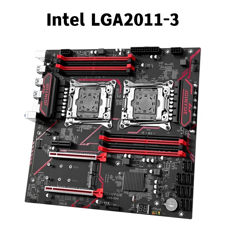 X99-9D4 Dual CPU Motherboard LGA 2011-3 Intel Xeon E5 V3 V4 DDR4 Mainboard Part
