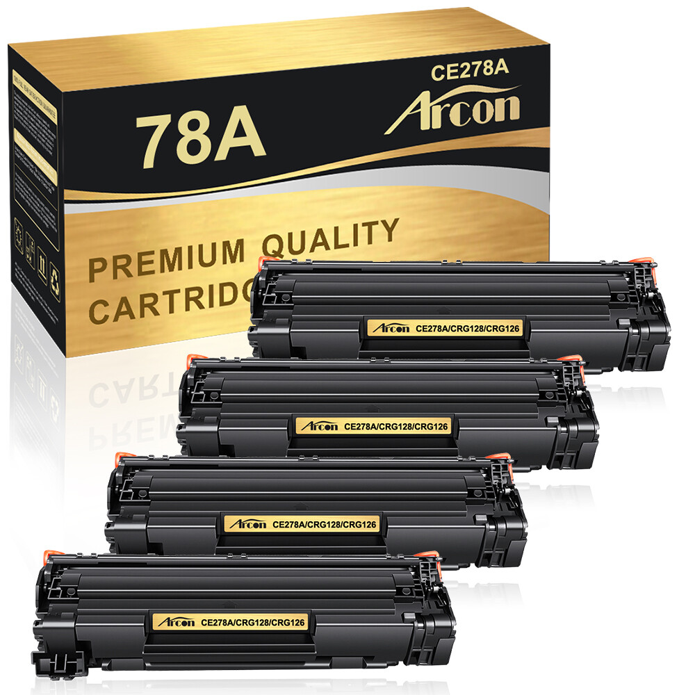 4 x CE278A Toner Cartridge For HP 78A LaserJet Pro M1536dnf MFP P1600 P1606dn