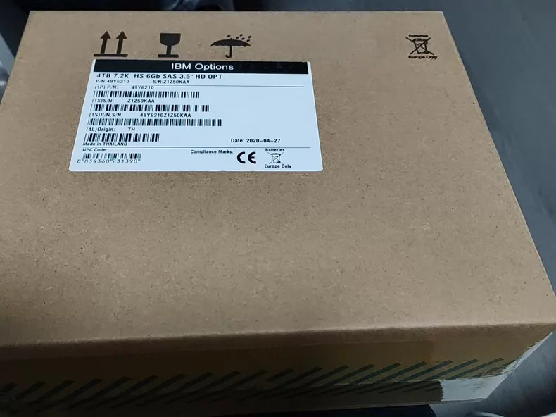 NEW Lenovo/IBM 49Y6210 49Y6211 4TB 7.2K 6Gbps NL SAS 3.5" G2HS HDD Hard Drive