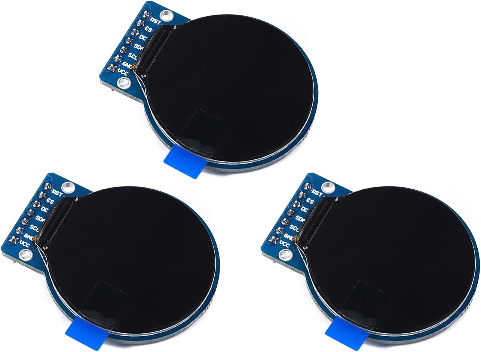 1.28 Inch TFT LCD Display Module Round RGB 240x240 GC9A01 SPI Interface 3PCS
