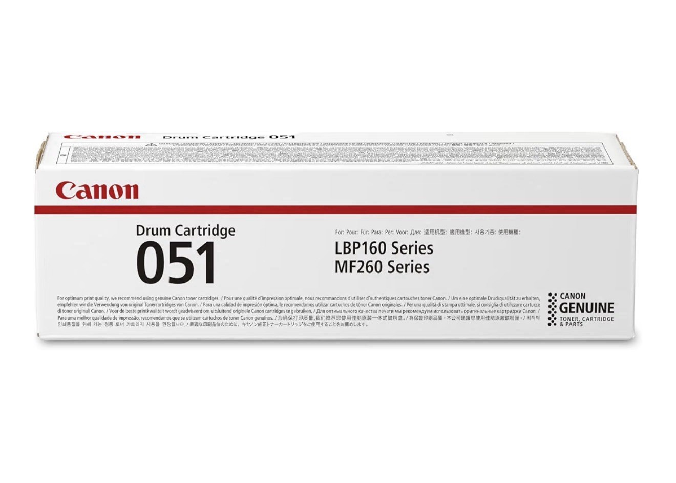 Canon Genuine 051 Black Drum Cartridge Compatible with LBP162dw-MF260 Series