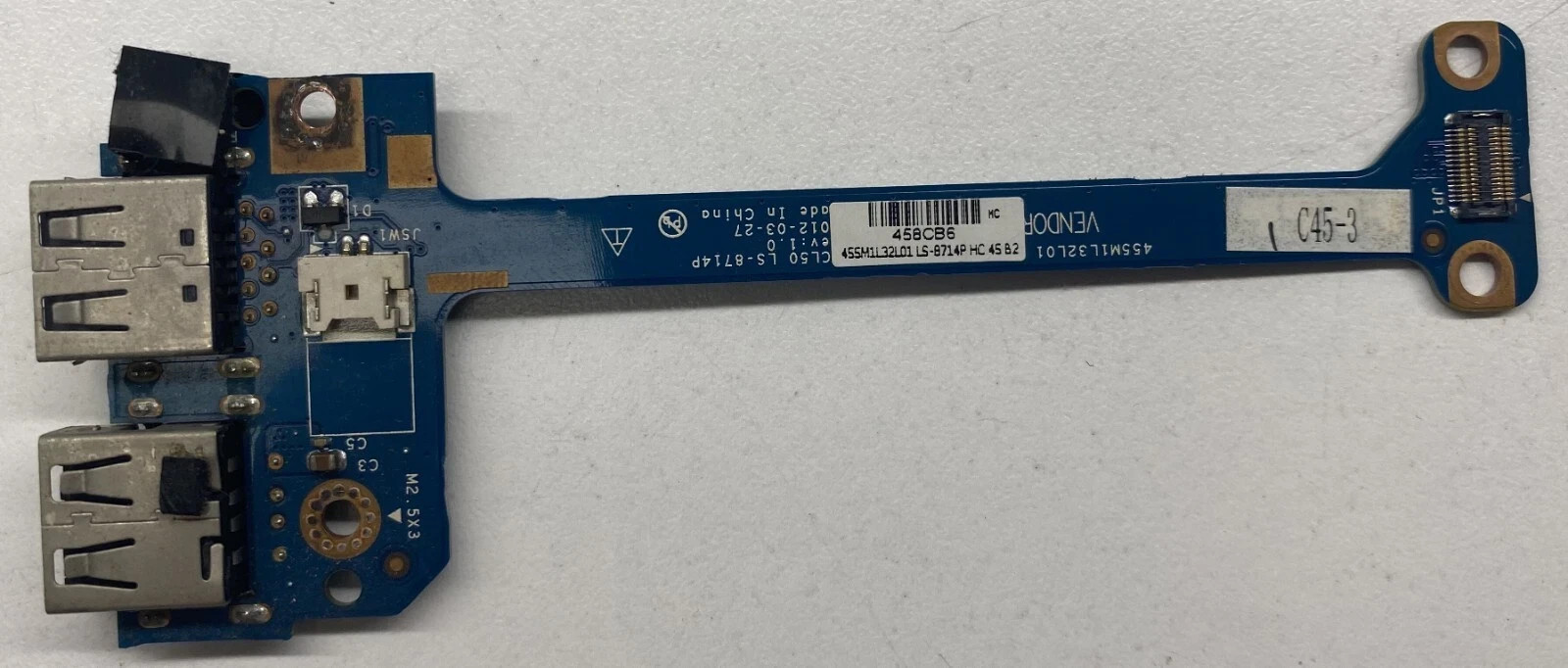 Original QCL50 LS-8714P - HP Envy Pavillion USB ports board OEM Working