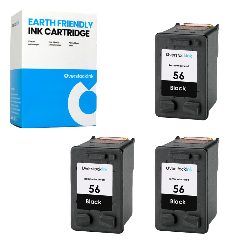 3PK Compatible OSI HP 56 Printer Ink for HP OfficeJet 4110 4215 4219 4255 5505