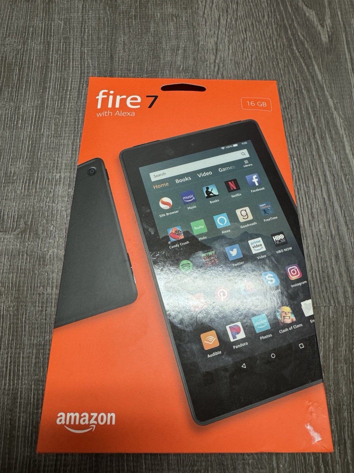 Amazon Fire 7 Tablet  (9th Gen) 16GB WiFi - Black - Sealed