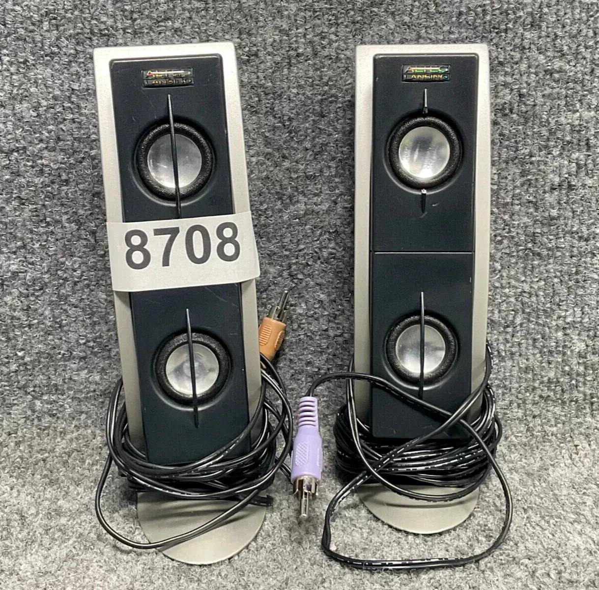 Altec Lansing 4100 Speaker System Front Left Rear Right 8708
