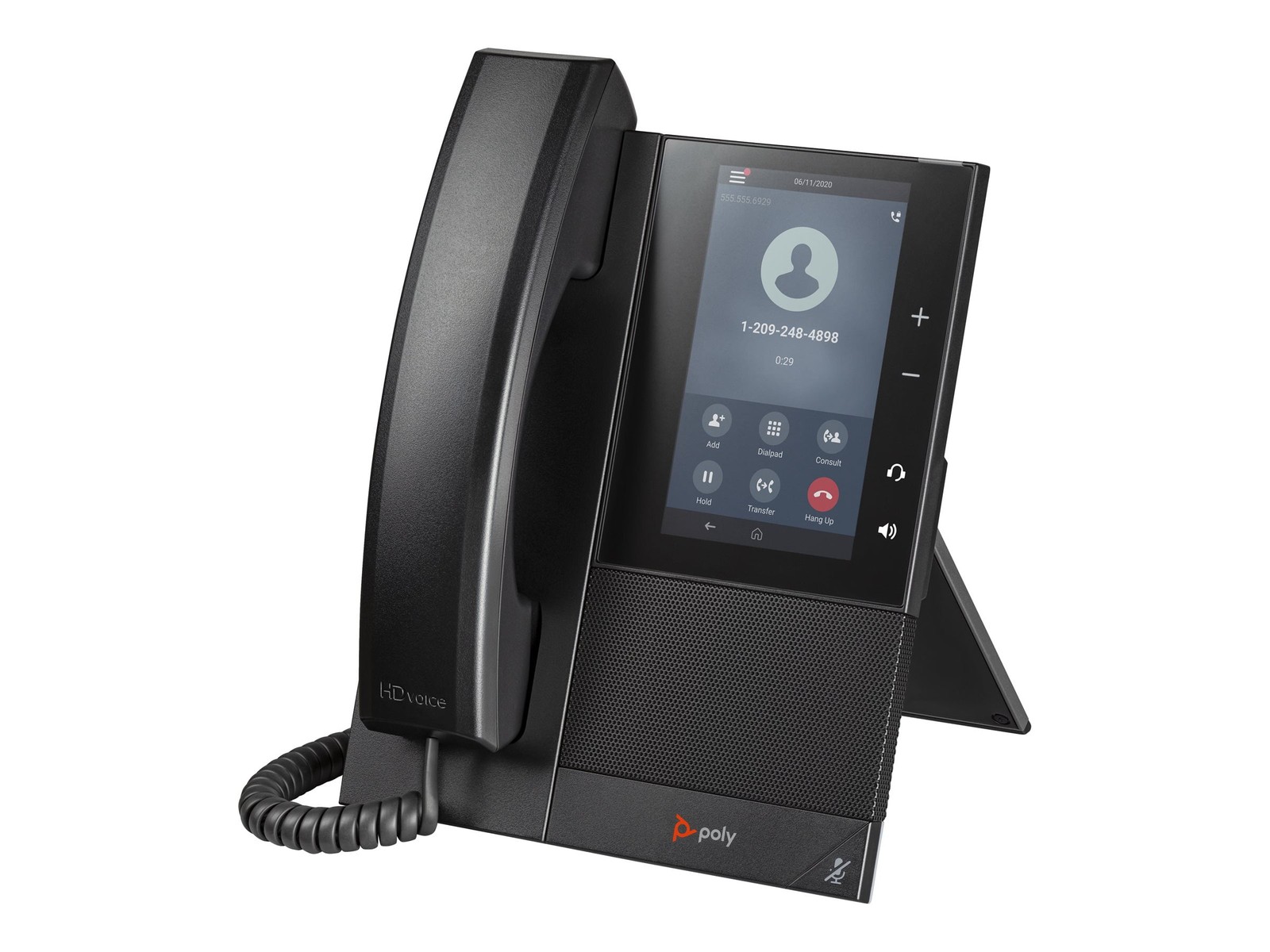 Polycom Audio 84C16AA#ABA CCX 505 IP Phone - Wi-Fi, Bluetooth - Black