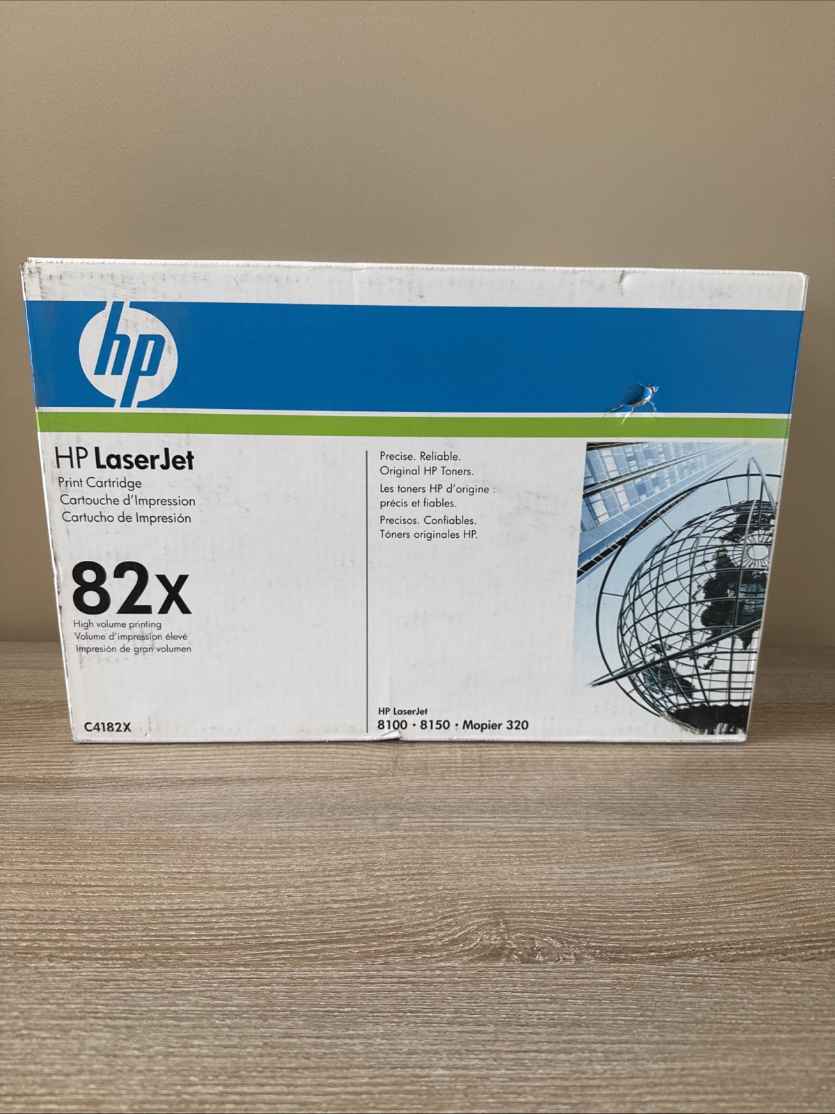 New Sealed Box Genuine OEM HP C4182X Black Toner 82X LaserJet 8100 2F09Z1a