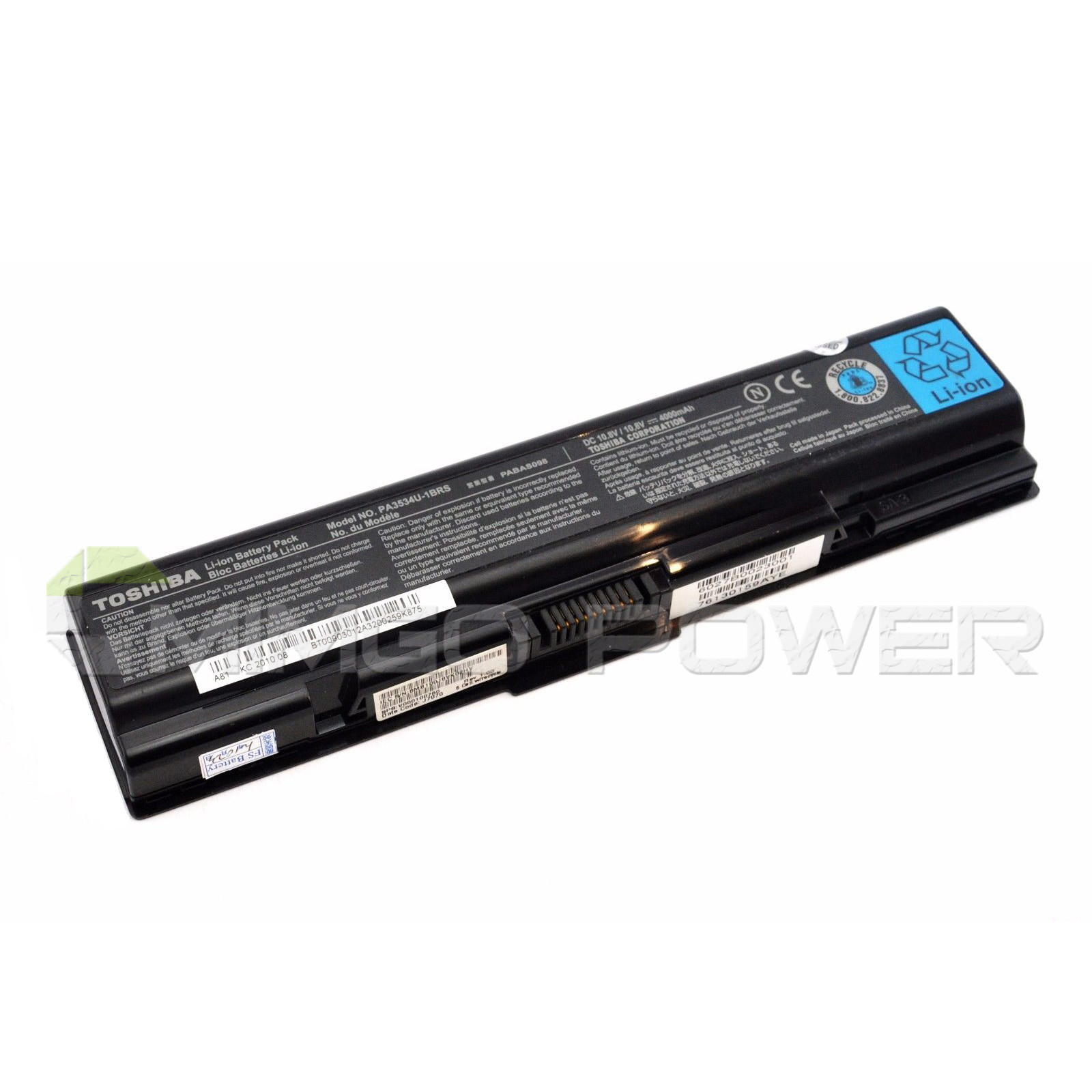 Genuine PA3534U-1BRS Battery for Toshiba Satellite A200 A210 A300 A305 L500 M200