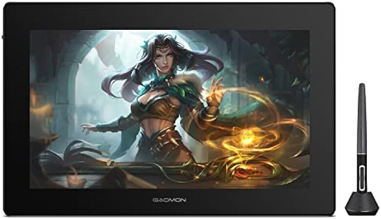 GAOMON PD1621 Pen Display 15.6 inch 4K UHD Touchable Drawing Tablet 8192 Levels