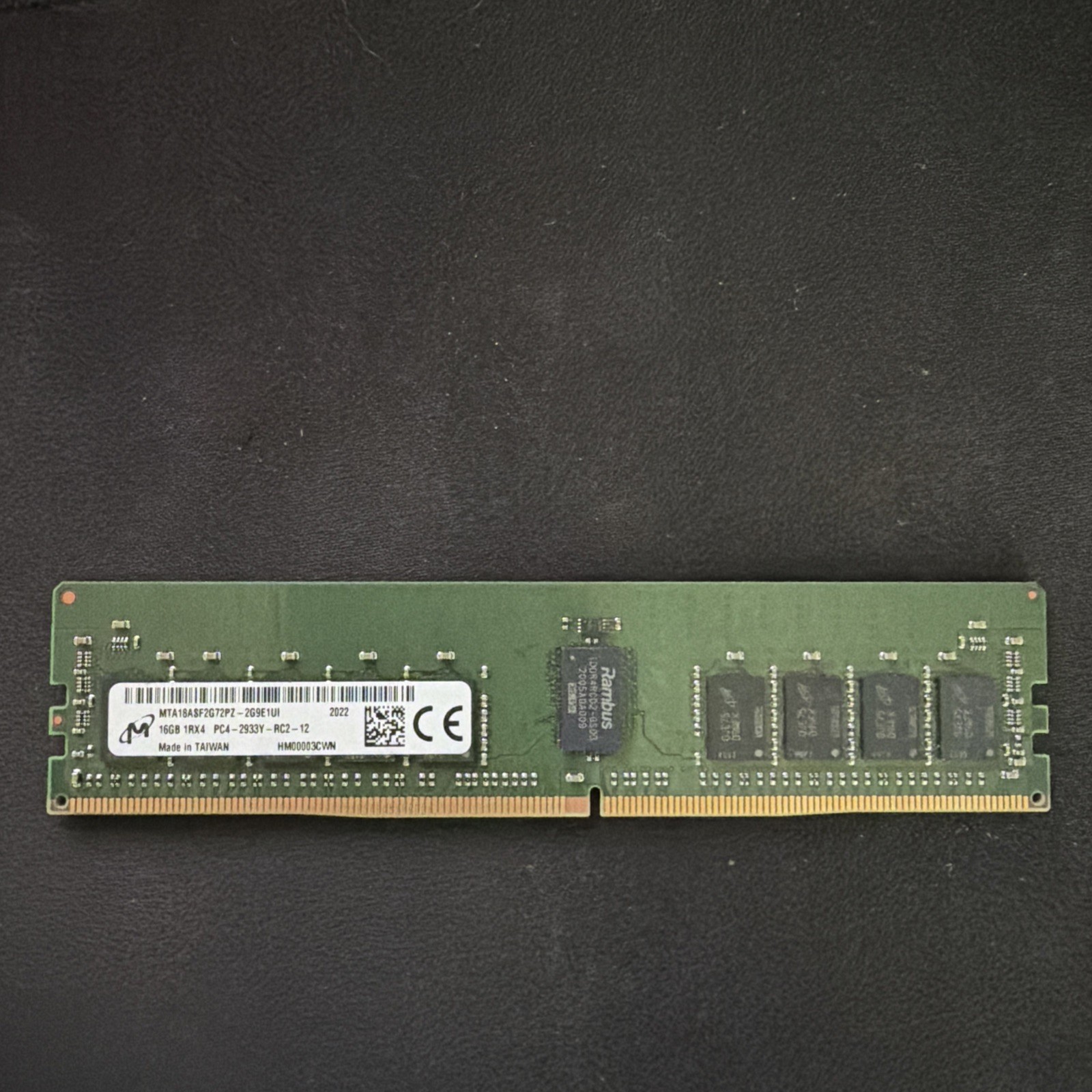 Micron 16GB DDR-4 2933 2Rx8 LP ECC Server Memory - (MTA18ASF2G72PDZ-2G9E1)