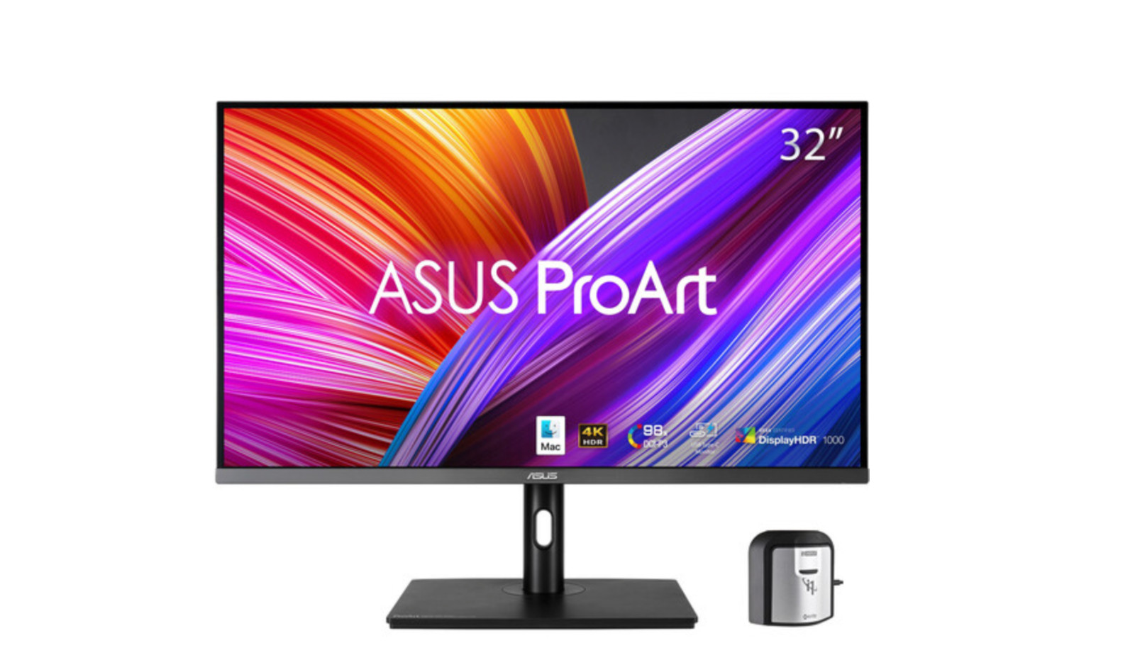 ASUS ProArt 32" 4K Monitor + Logitech WebCam+M4 Logitech Mouse