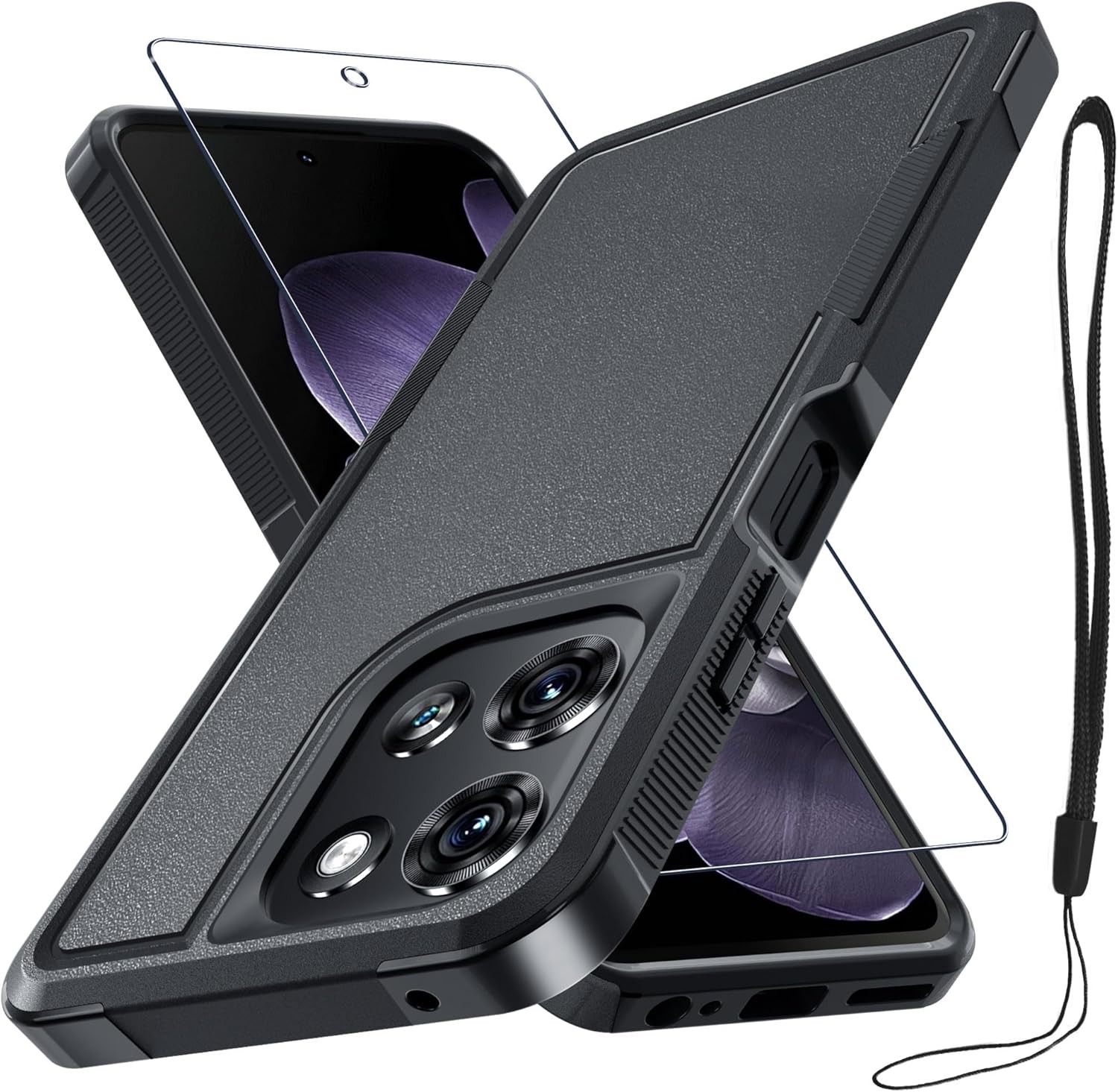 Case for Moto G 2026, Heavy-Duty Shockproof Case with HD Screen Protector