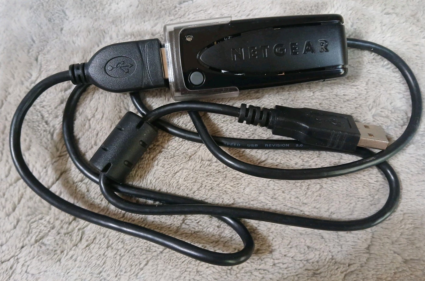 NETGEAR wifi USB Stick WNDA3100 v2 Wireless Adapter With Cord Dual Band