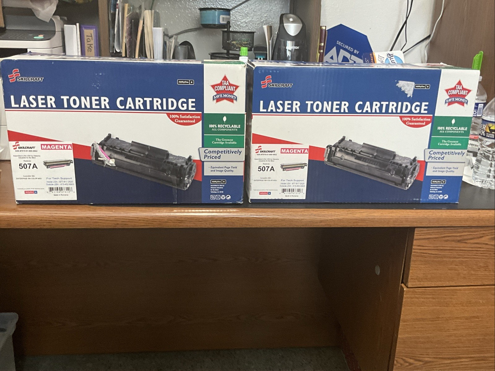 Skilcraft Laser toner cartridge 507A Color MAGENTA For Tech Support
