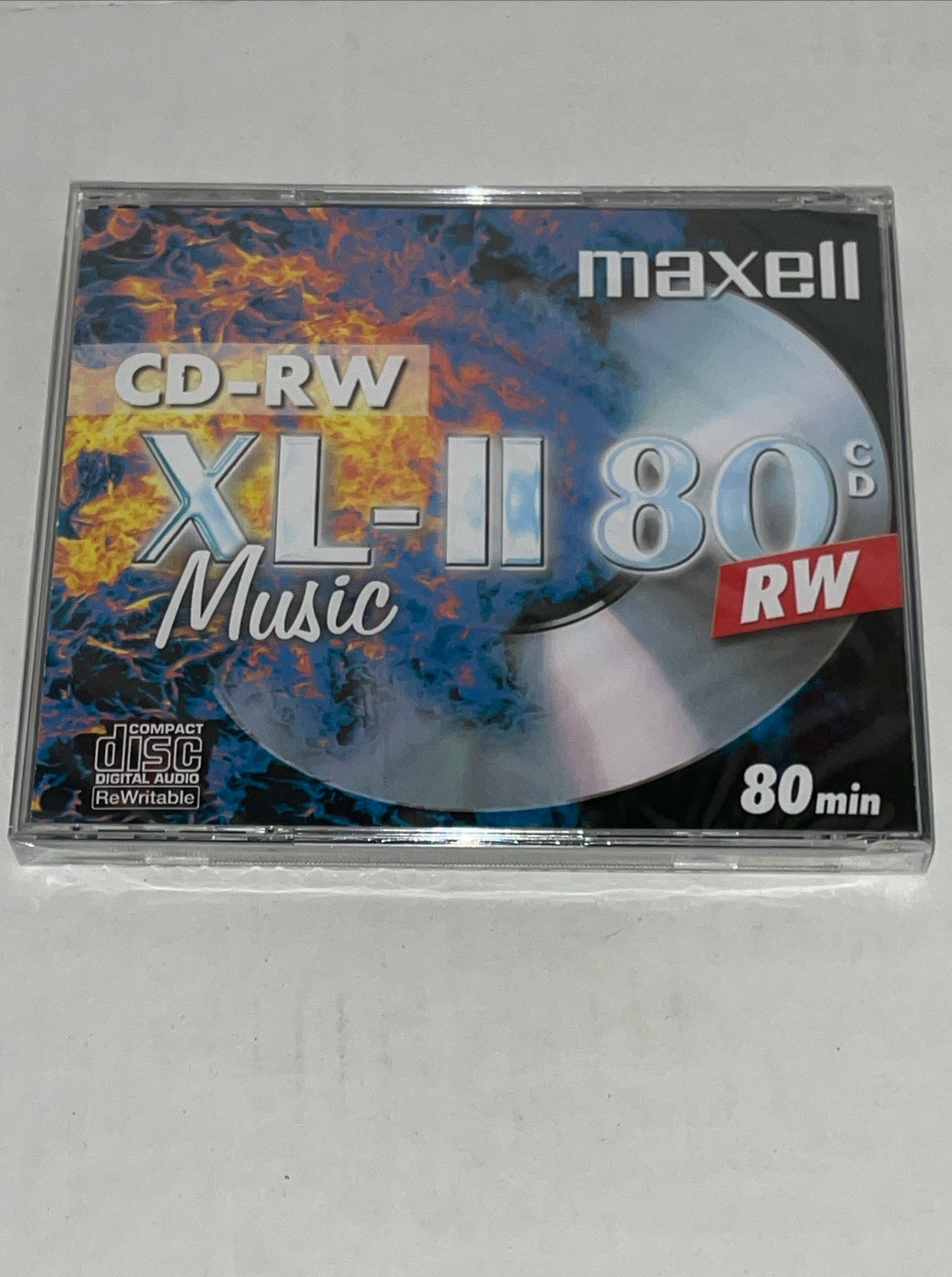 Maxell CD-RW XL-II Blank Rewritable Music Disc 80 Min XL II CDRW CD RW NEW NOS