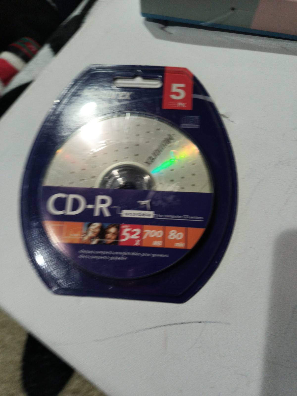 Memorex CD-R 52X 700 MB 80 Min 5 Pack Recordable Blank Music Data Disc New