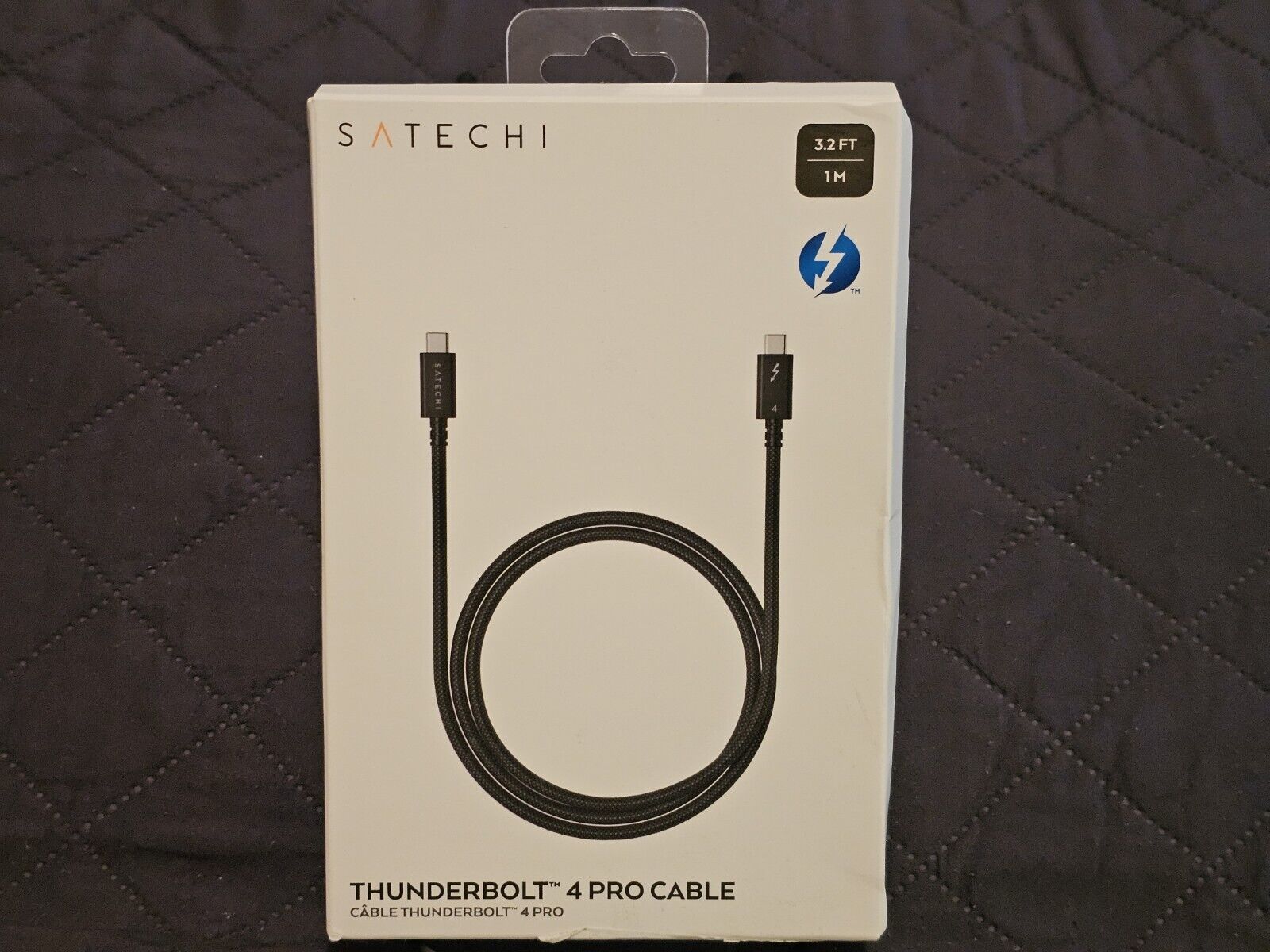 Satechi Certified USB C Thunderbolt 4 Cable (3.2ft/ 1M) 8k/60Hz 40Gbps