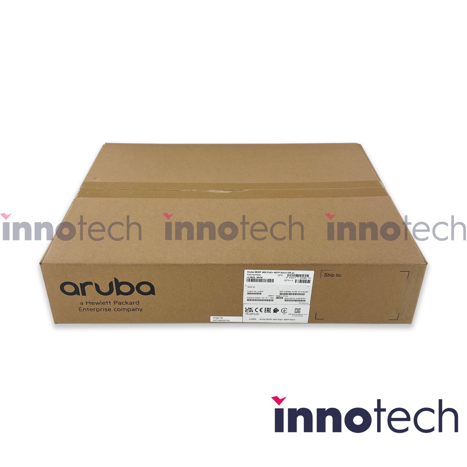 HP JL262A Aruba 2930F Network Switch 48Gb POE New Sealed