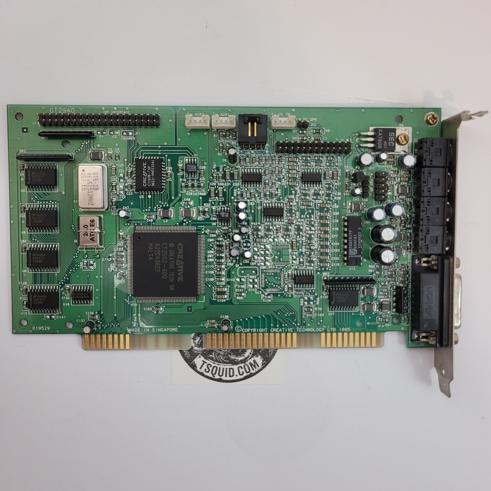 Creative Sound Blaster 16 ISA Sound Card CT2940 Vintage PC Audio Hardware
