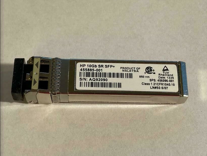 455885-001 455883-B21 HP  10Gb SR SFP+ LC Transceiver 456096-001