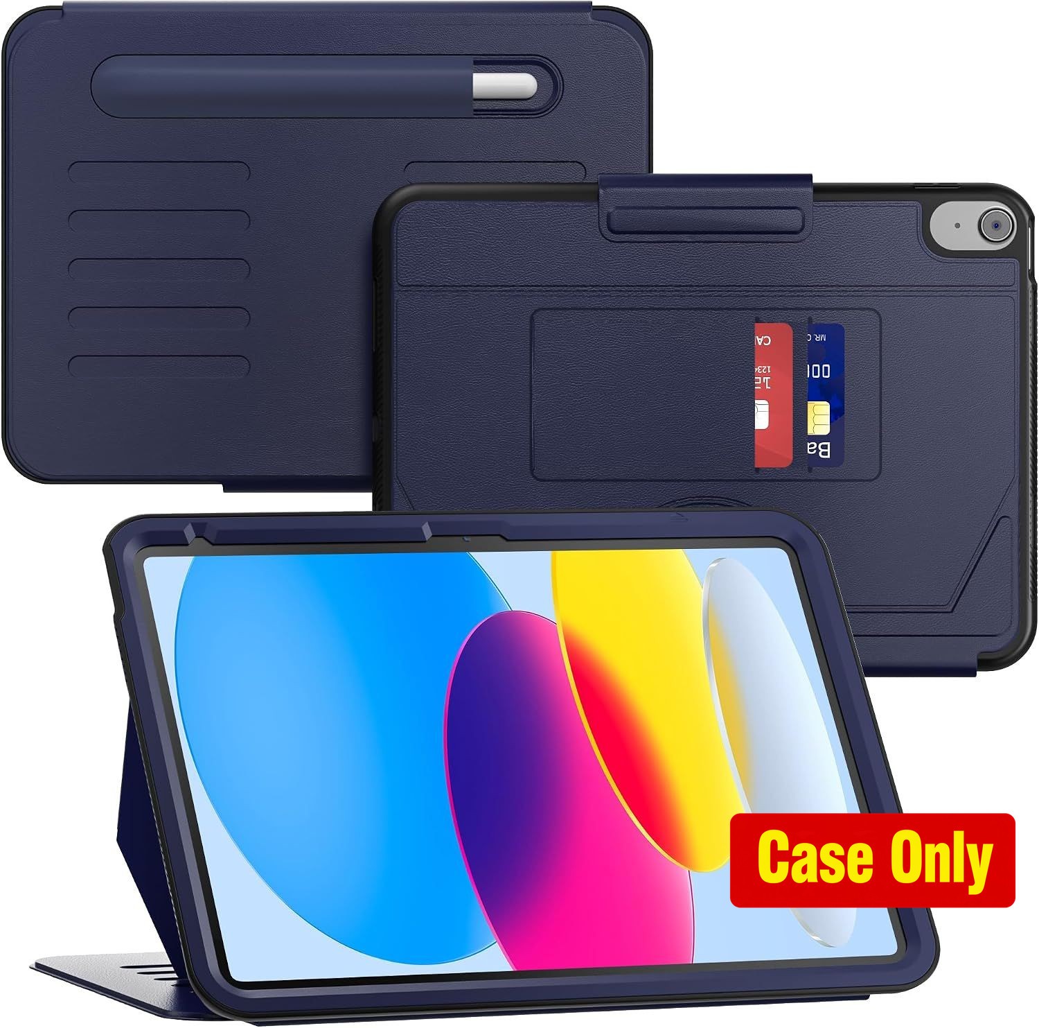 Shockproof Case for 11" iPad 11th Generation 2025, Dark Blue Color