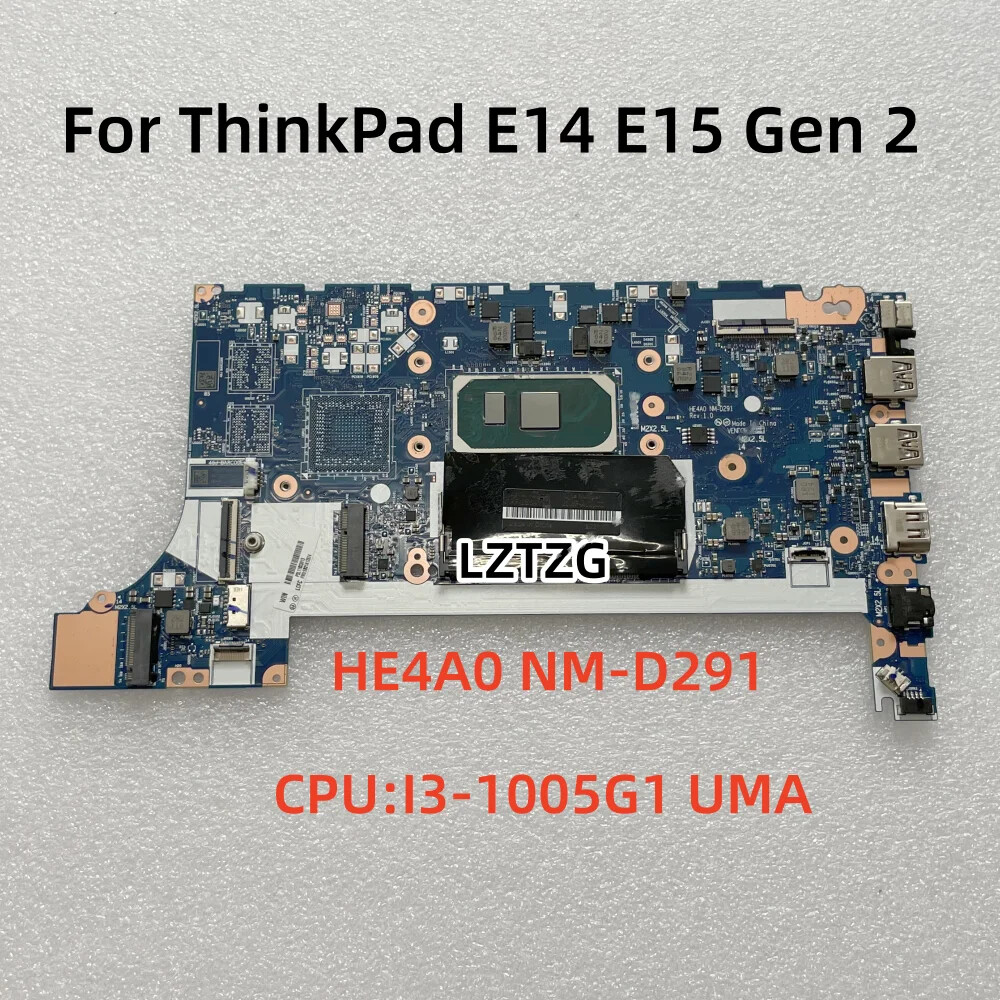 NM-D291 For Lenovo ThinkPad E14 E15 Gen 2 Motherboard CPU I3-1005G1 5B21A12874