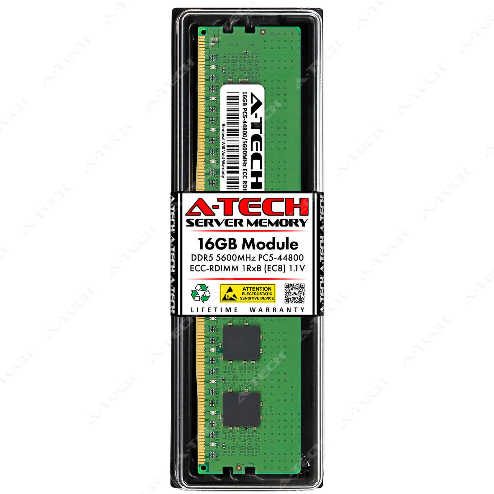 16GB DDR5 PC5-44800R RDIMM Replacement for Micron MTC10F1084S1RC56BG1 Memory RAM