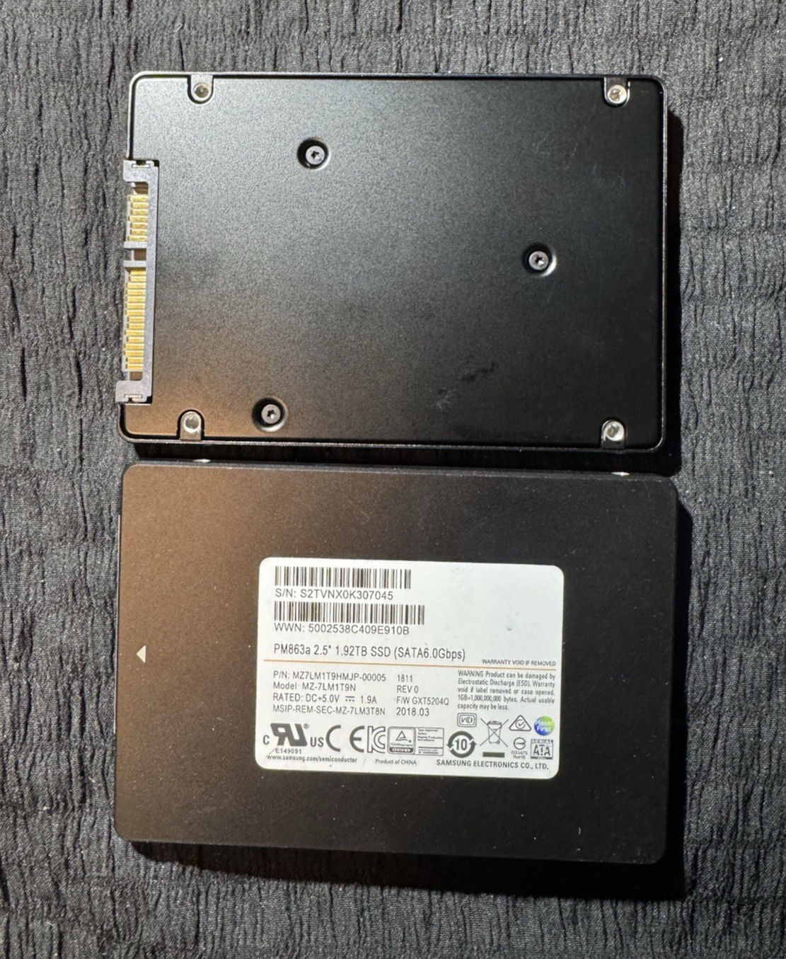 Samsung SSD PM863a MZ-7LM1T9N 1.92TB 2.5" SATA 6.0Gbps Solid State Drive *READ*