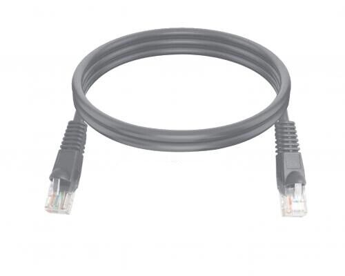 Steren 308-603GY 3ft Ethernet Flush-Mold Booted Cat5e Gray Patch Cable 10Pack