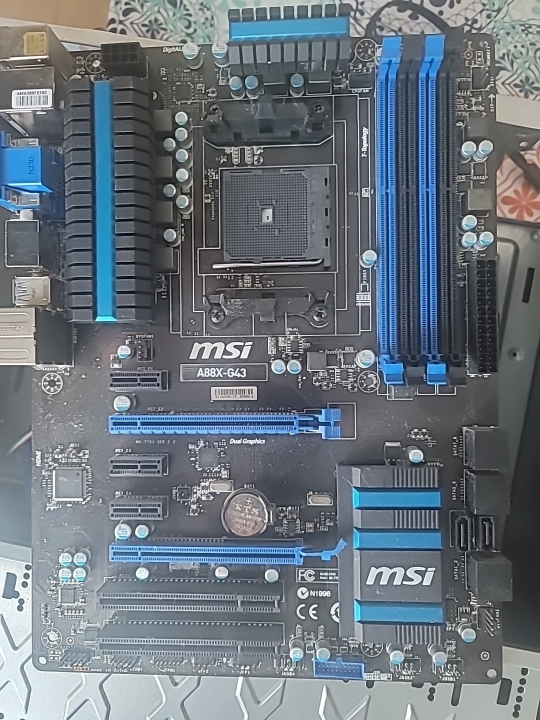 MSI A88X-G43 AMD A88X DDR3 Socket Motherboard 