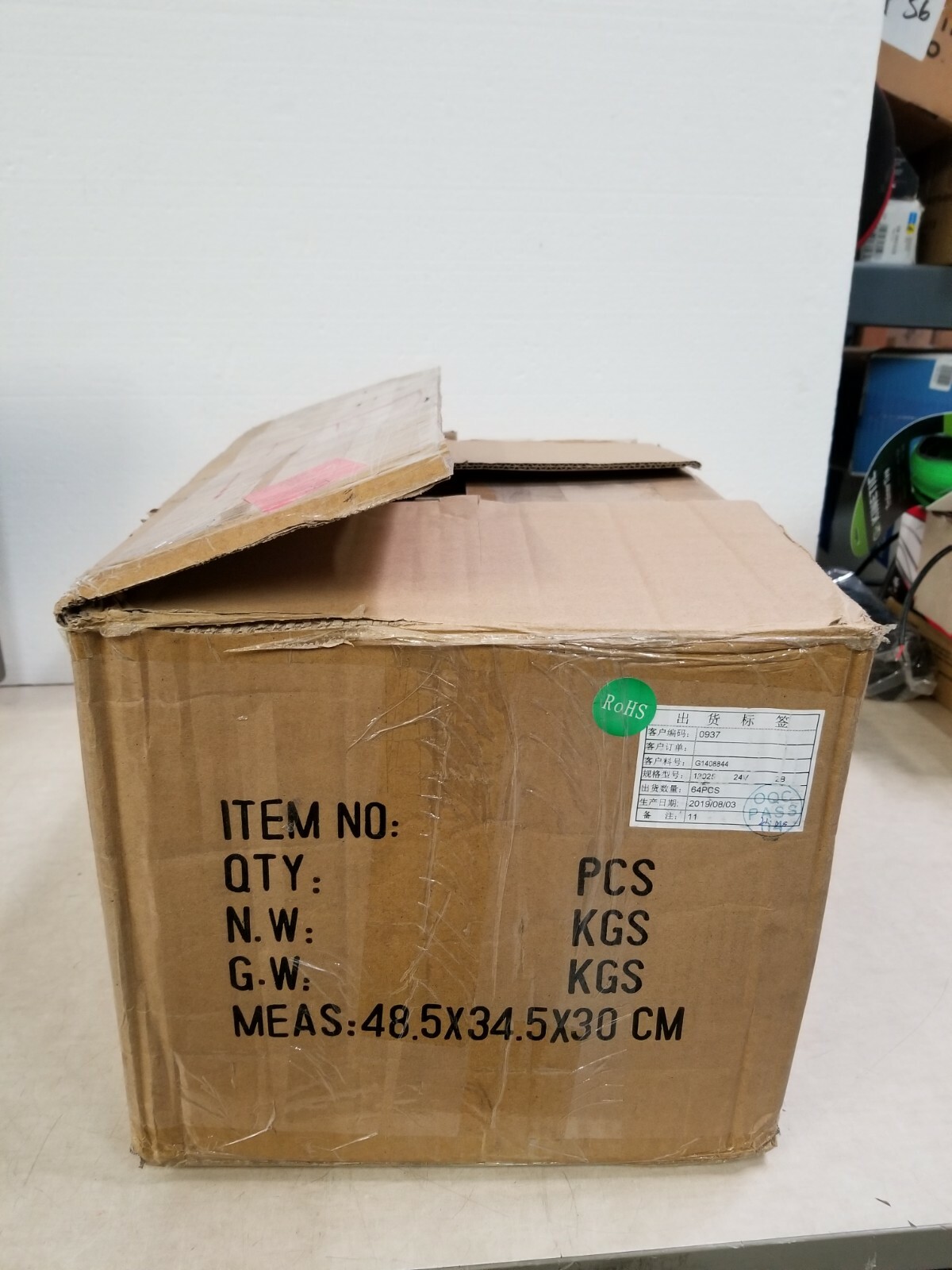 Lot of 64 - Air Oasis DC Brushless Fan Motor 24V (D12025V24HB-SN-CON)