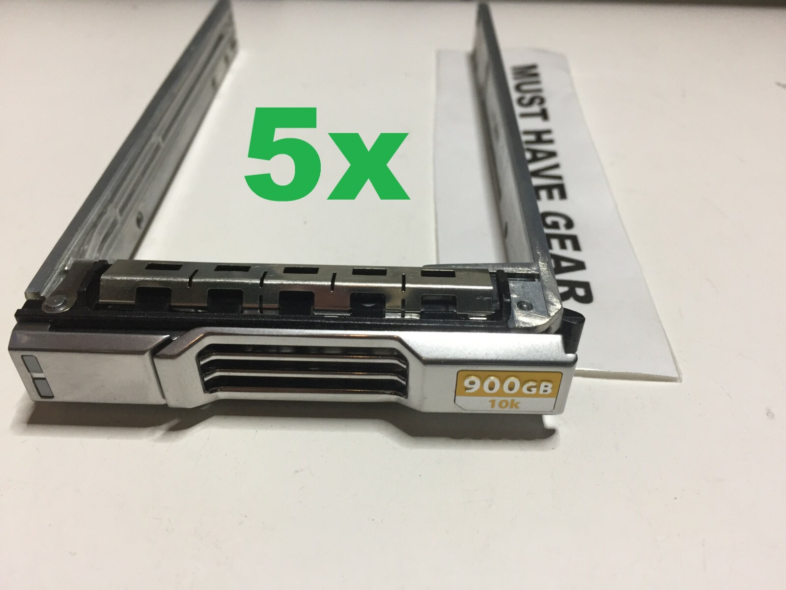 Lot of 5 Dell EqualLogic 2.5" SATA/SAS SFF Drive Tray Caddy 018KYH 900GB 10k