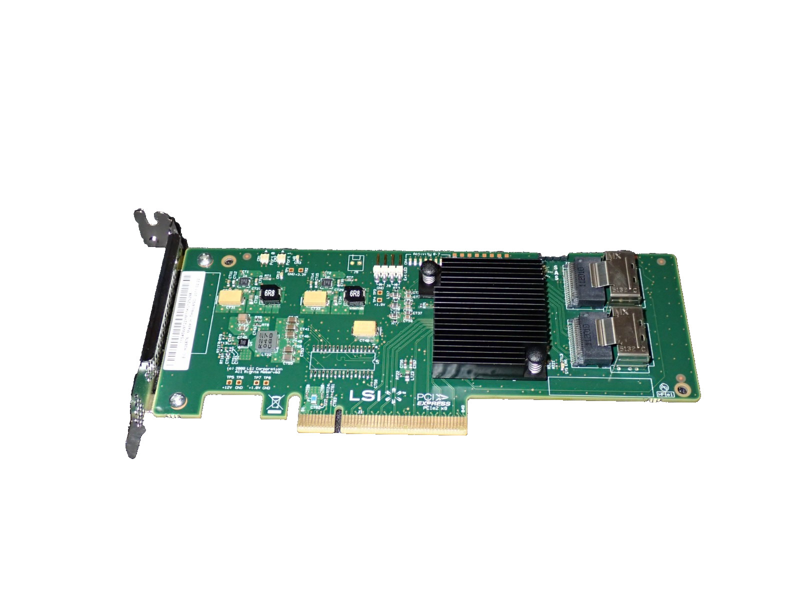 IBM 45W9122 LSI SAS9201-8I SAS-2 SATA 6g PCI-E Host Bus Adapter Low Profile