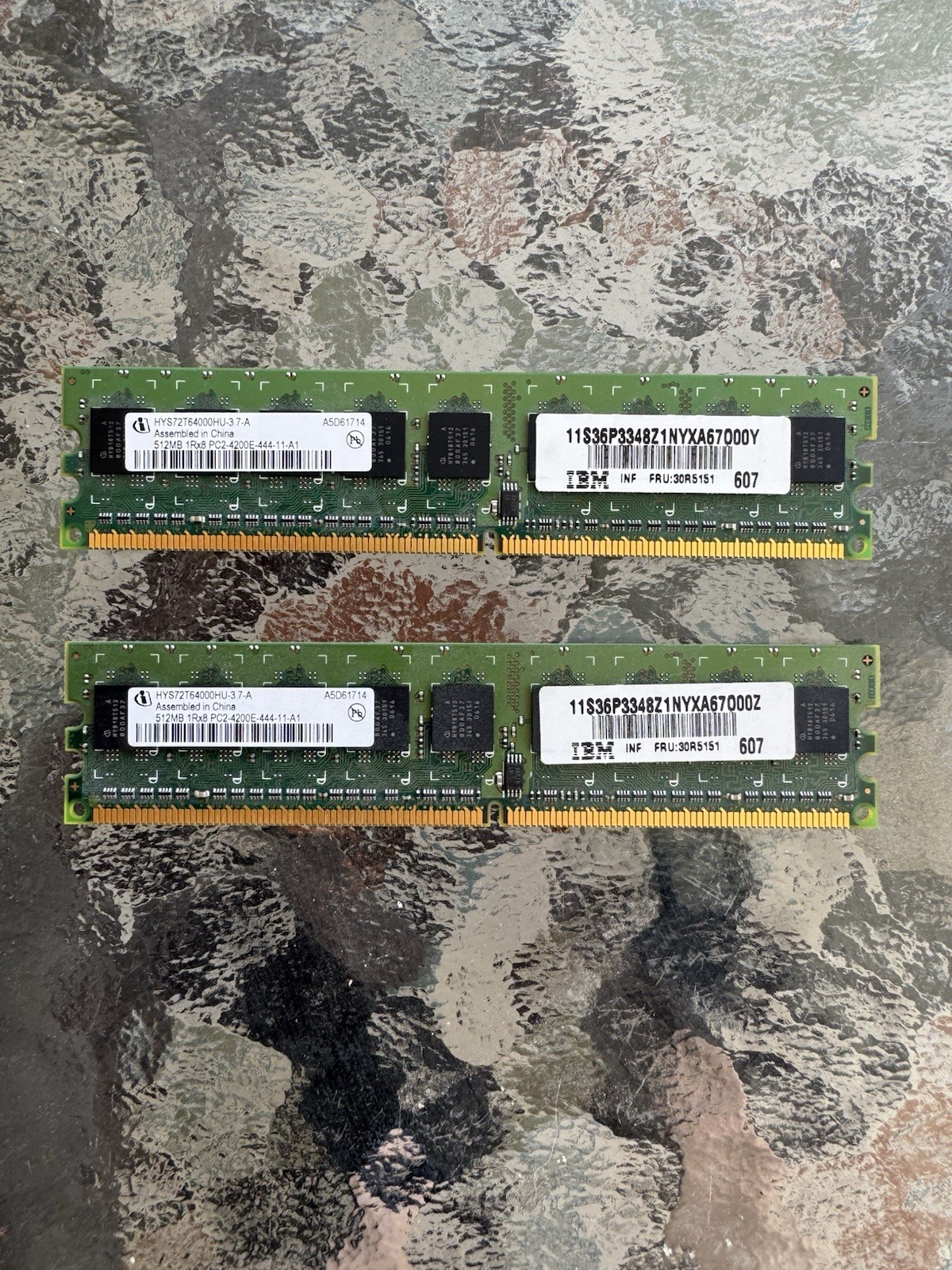 2GB RAM Kit (2x1GB) IBM 39M5808 PC3200 DDR Server RAM Memory Lot TESTED