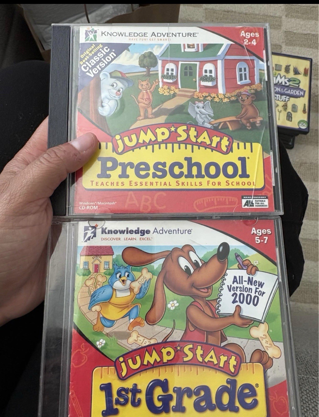 Two Disc Jump Start 1st Grade Classic Version PC Windows/Mac CD-ROM Rare Ags 2-7