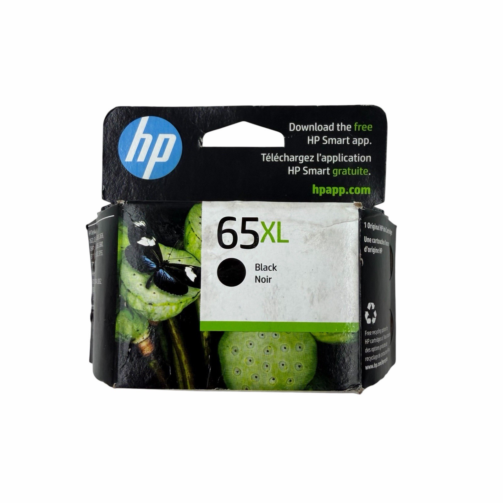 Genuine HP 65XL Black Ink Cartridge N9K04AN Exp 07/2027 - Sealed Box